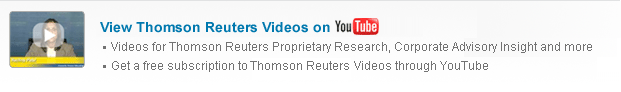 View Thomson Financial Videos on Youtube